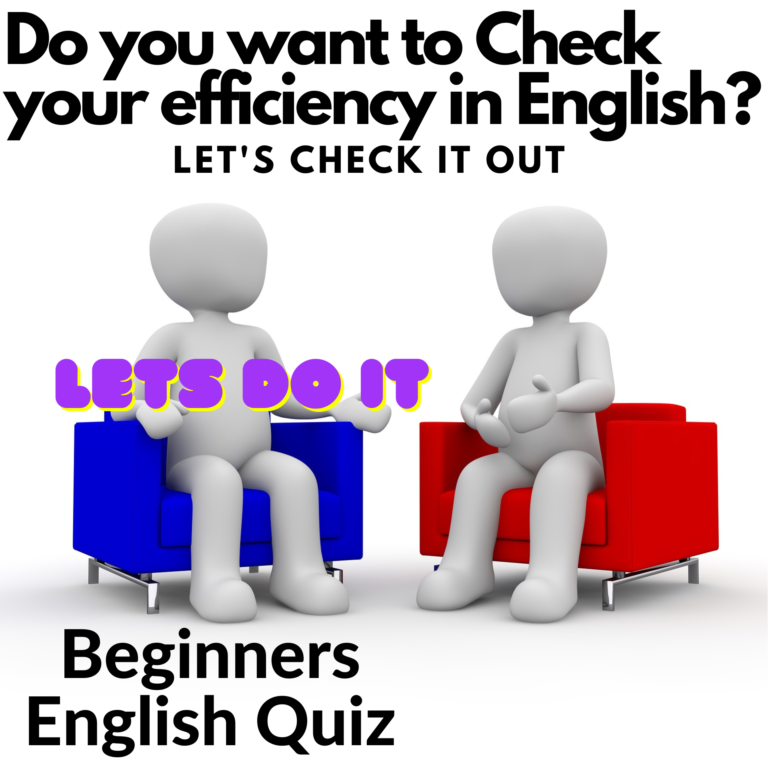 Beginner's English Quiz