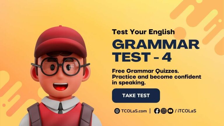 Free English Quizzes Test - 4